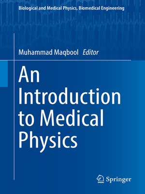 cover image of An Introduction to Medical Physics